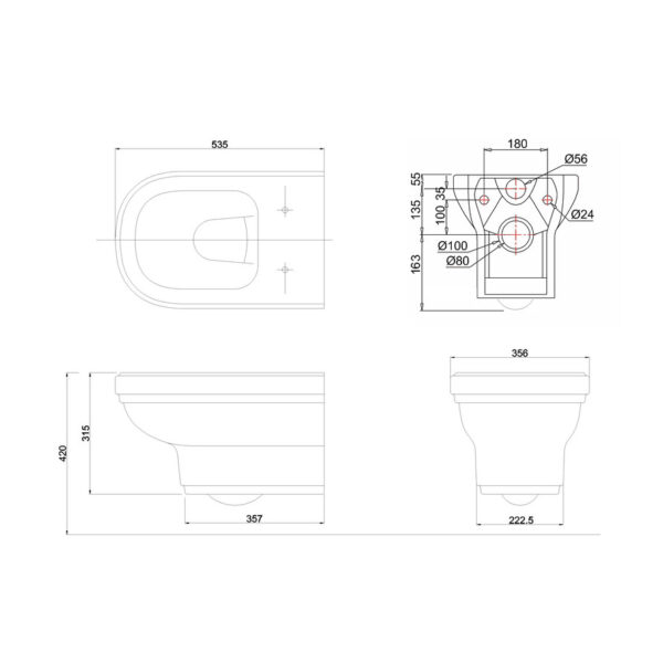 RIVP13 måttuppgifter