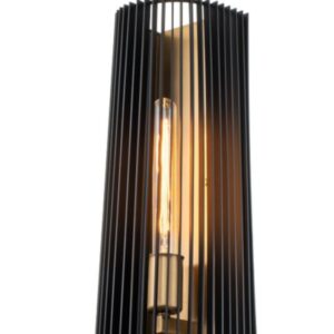 Linara vägglampa med en ljuskälla