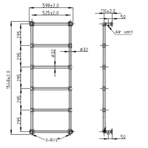 Julet handdukstork BAYR008