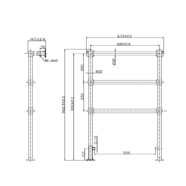 Julet handdukstork BAYR010