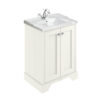 Bayswater 62 cm kommod, pointing white och porslin