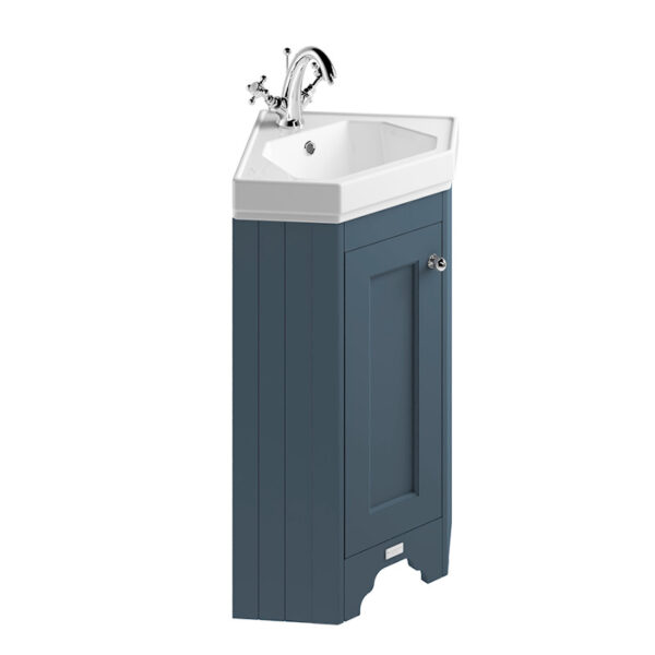 Bayswater hörnkommod blå