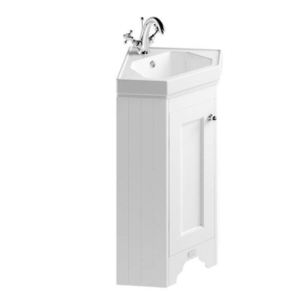 Bayswater hörnkommod vit