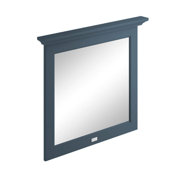 Bayswater spegel ca 80x70 cm blå