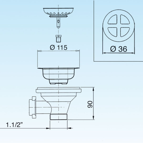 Shaws 3,5'' mått