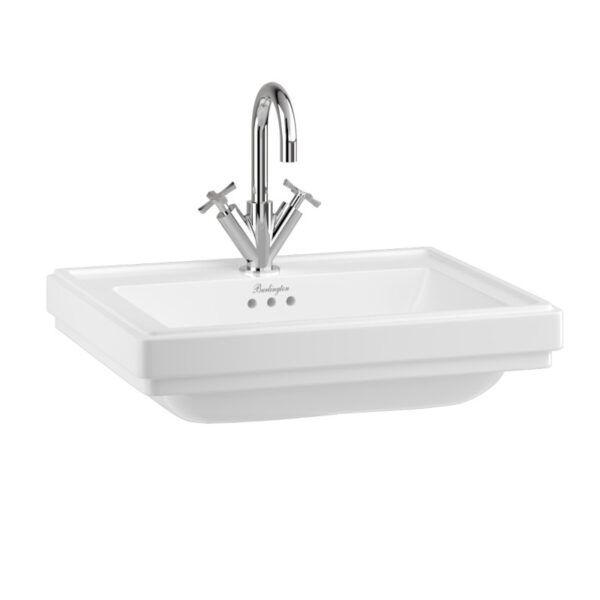 Riviera tvättställ 58 cm, ett blandarhål