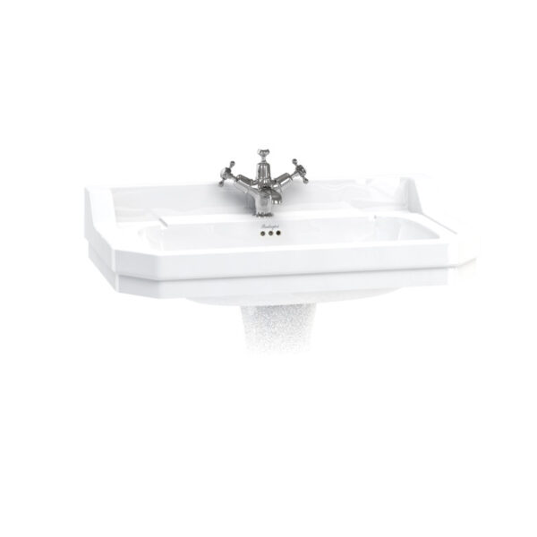 Edwardian 80 cm tvättställ med ett blandarhål