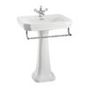 Victorian 61 cm tvättställ med förhöjd piedestal