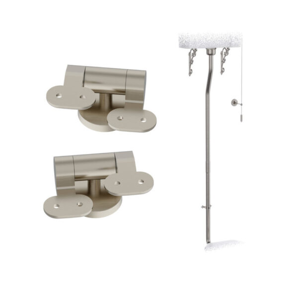 Burlington borstad nickel detaljer till HL WC