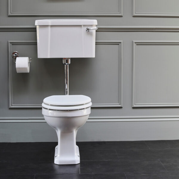 Burlington lågspolande WC