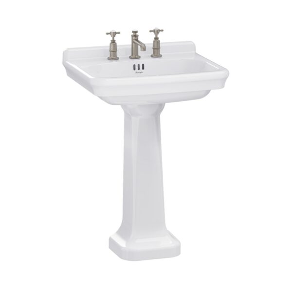Guild tvättställ 62 cm, tre blandarhål