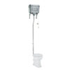 Burlinton HL toalett med borstad aluminiumcistern