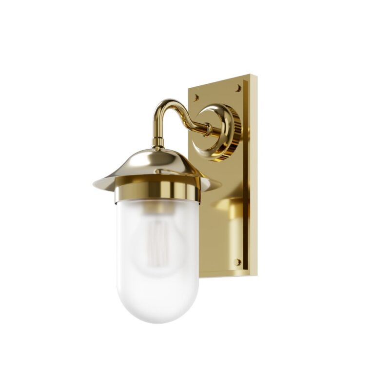 Guild belysning, frostat glas och guld