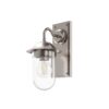 Guild belysning, klart glas och borstat nickel