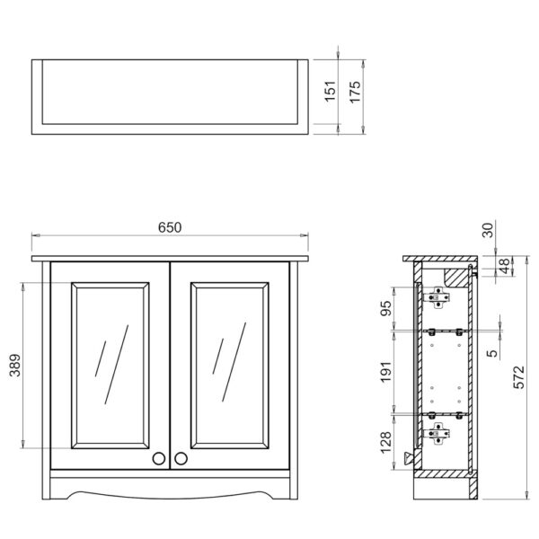 Guild väggskåp mått Guild väggskåp mått