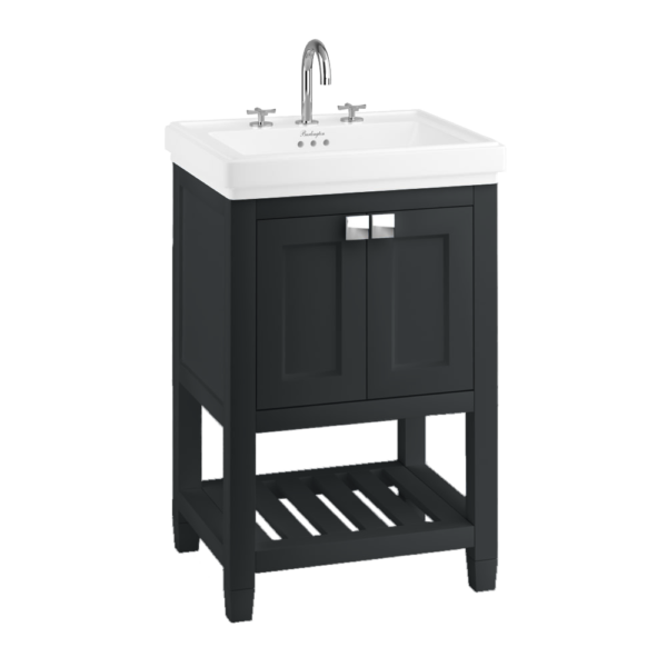 Riviera 58 cm kommod, matt svart