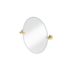 Burlington oval spegel 40x50 cm, guld