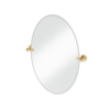 Burlington oval spegel 50x70 cm, guld