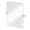 Burlington rektangulär spegel 65x85 cm, guld