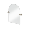 Burlington spegel "Mirar" 45x65 cm med beslag i borstat nickel