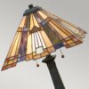 Inglenook bordslampa i Tiffany-stil